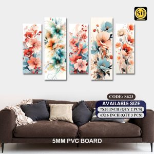 Wall Split Canvas (5 part)-Code623