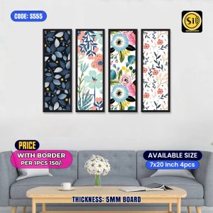 Wall Split Canvas (4 part)-Code555