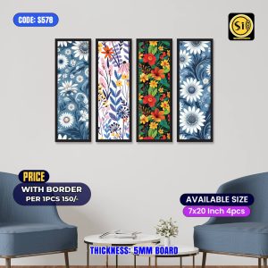Wall Split Canvas (4 part)-Code578