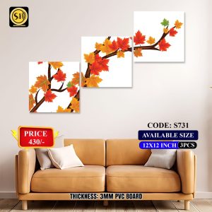 Wall Split Canvas (3 part)-Code S731